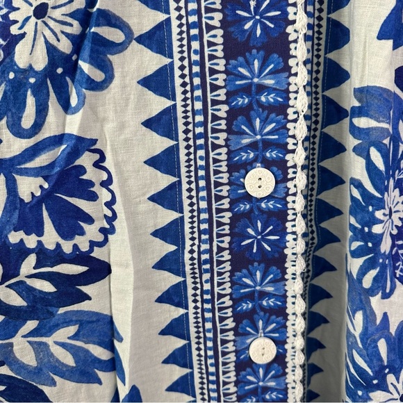 NWT Farm Rio Off-White Flora Tapestry Maxi Dress SZ XS - Picture 4 of 8